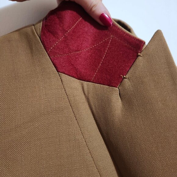 Tan Banana Republic Blazer Jacket with Gold Buttons - Picture 4 of 11